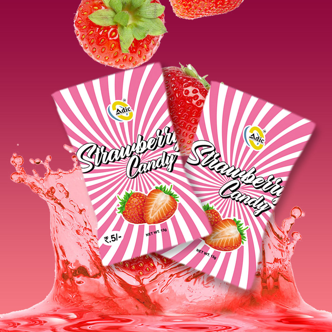 Strawberry Candy Rs 5 (Pouch)